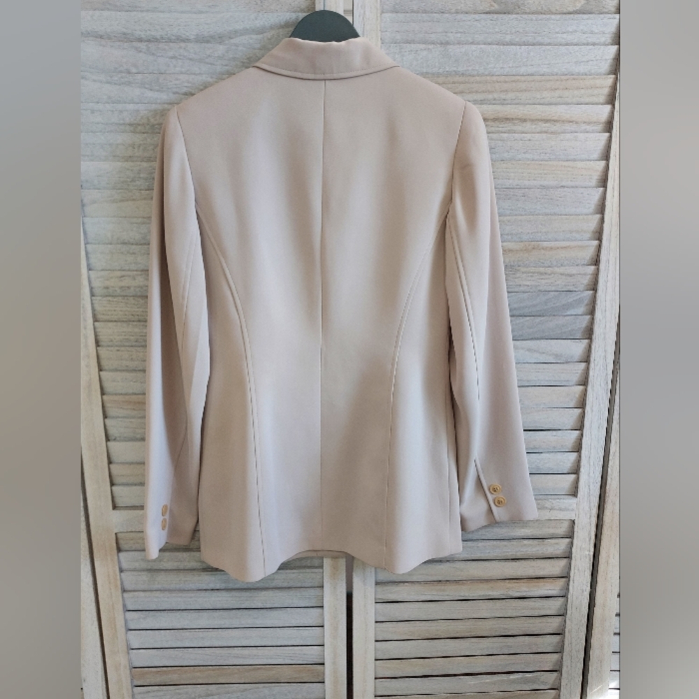 Women's Frenchi Short Skirt Suit With Blazer in Beige Size S - Picture 3 of 11